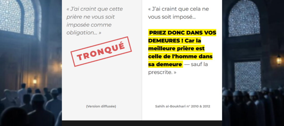 Prières Tarawih Ramadan