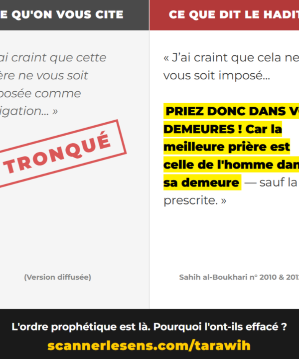 Prières Tarawih Ramadan