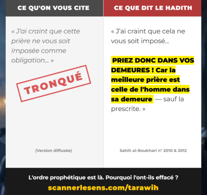 Prières Tarawih Ramadan